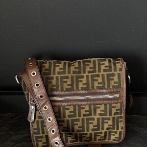 Fendi Brown and Tan Men's Bag